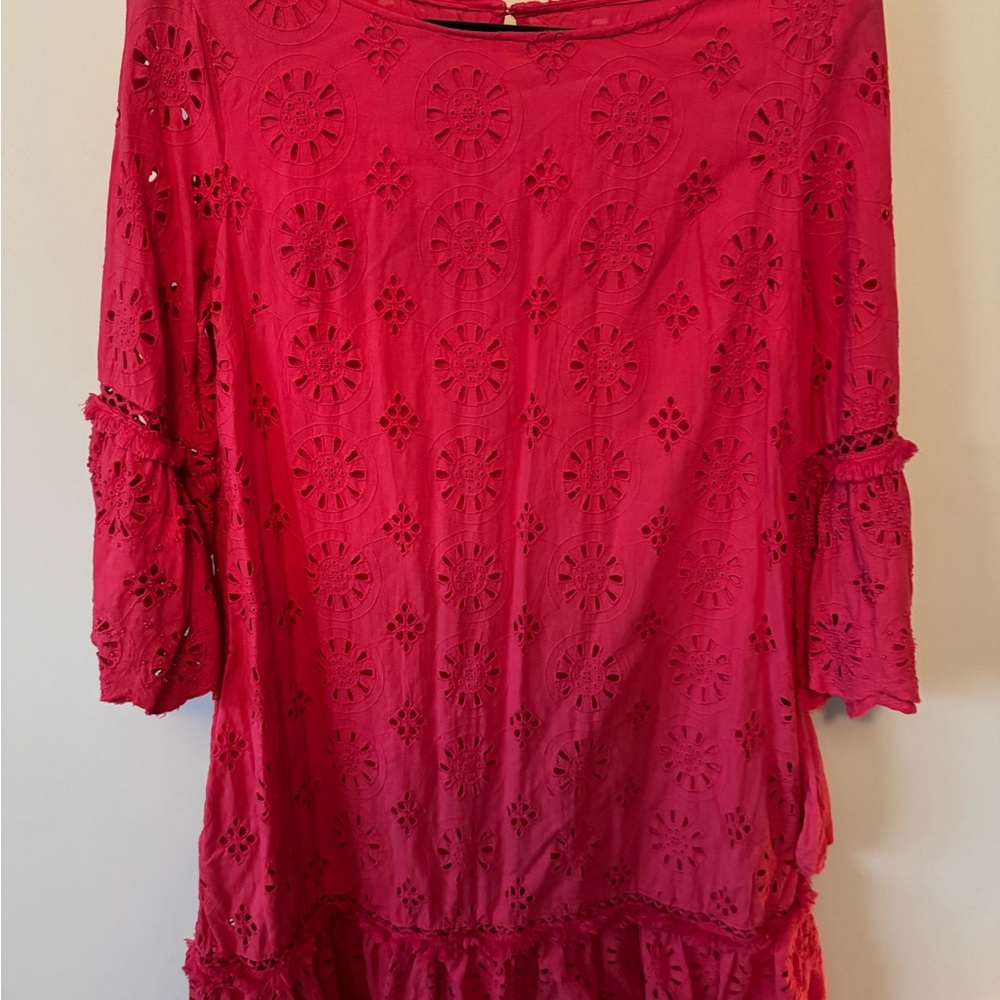 Anthropologie Vibrant Red Garment